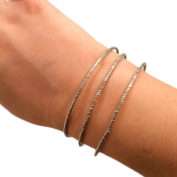 Glitz and Glam Glitter Bangles - Set of 3 - Picture 1 of 6